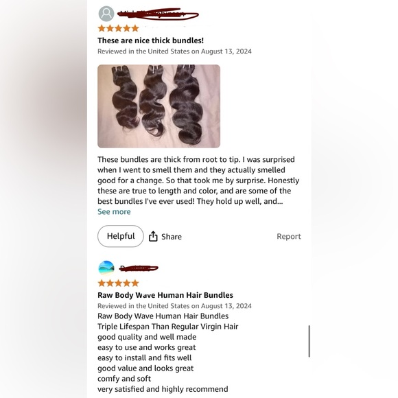 HUMAN HAIR Raw Body Wave Bundles, Triple Lifespan Than Regular Virgin Hair, 15A - Picture 9 of 15